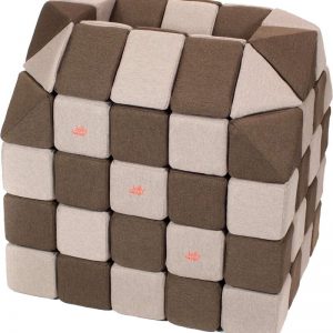 Magnetische blokken JollyHeap® - Lichtgrijs/bruin