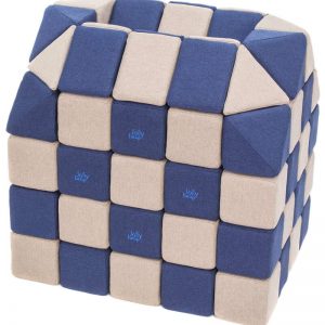 Magnetische blokken JollyHeap® - Lichtgrijs/donkerblauw